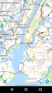 Map of New York offline Zrzut ekranu 0