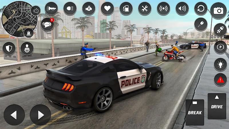 Police Chase Thief Cop Games স্ক্রিনশট 0