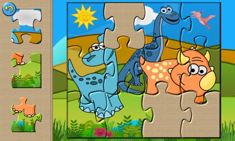 Dino Puzzle Kids Dinosaur Game Ảnh chụp màn hình 3