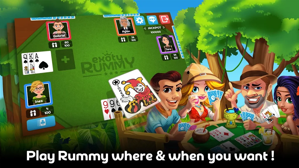 Schermata Multiplayer Rummy Game 0