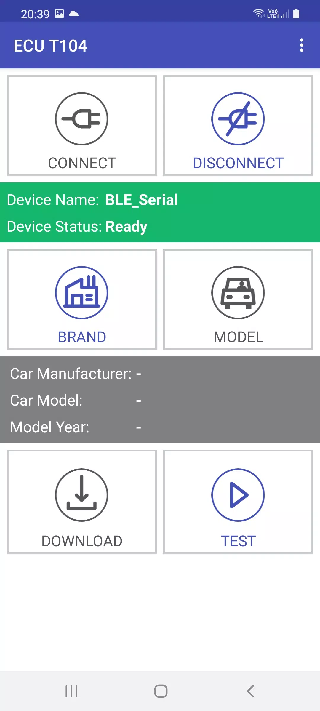ECU T104 Capture d'écran 2
