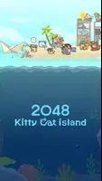 2048 Kitty Cat Island Tangkapan skrin 1