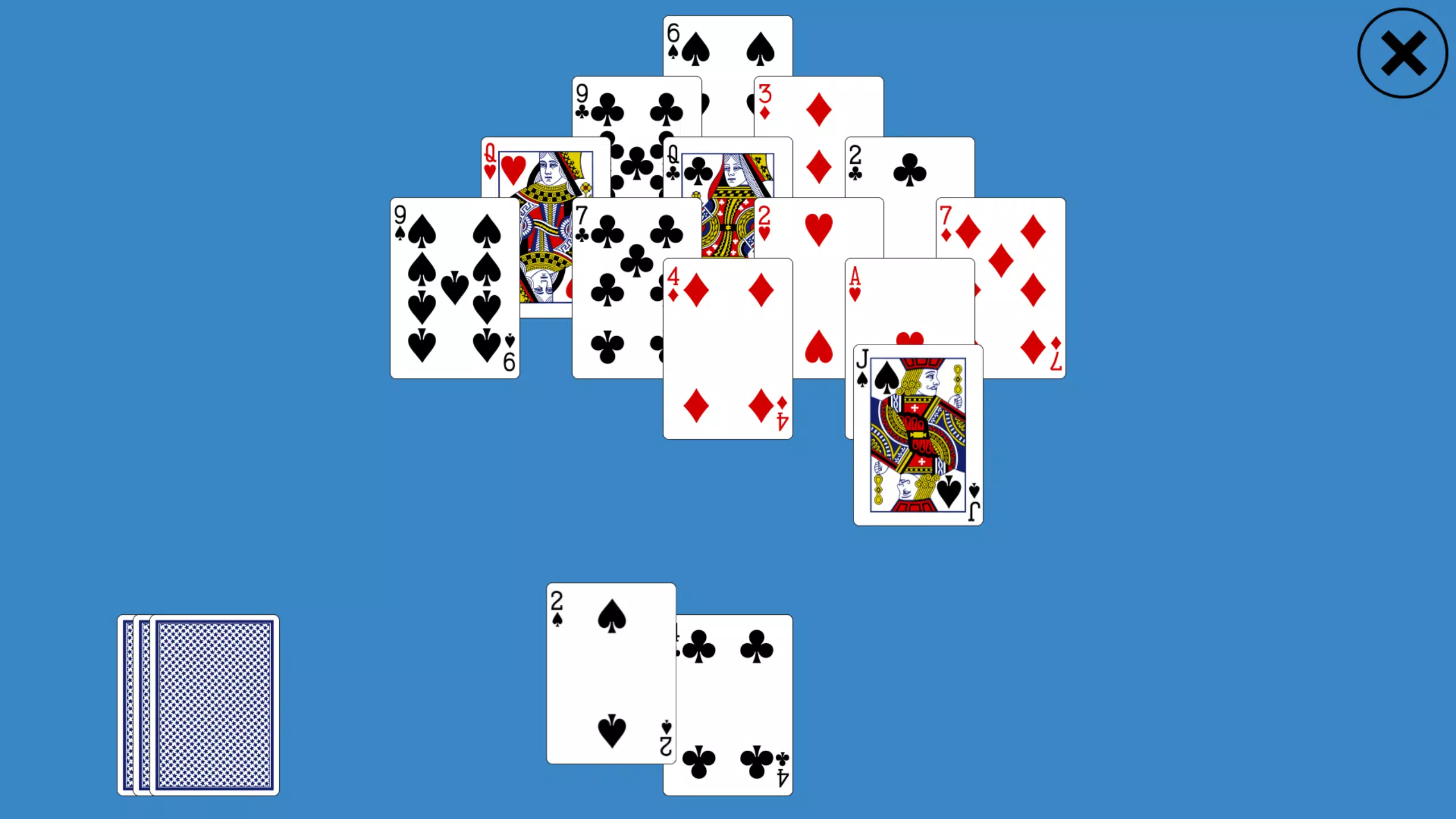 Classic Pyramid Solitaire ဖန်သားပြင်ဓာတ်ပုံ 2