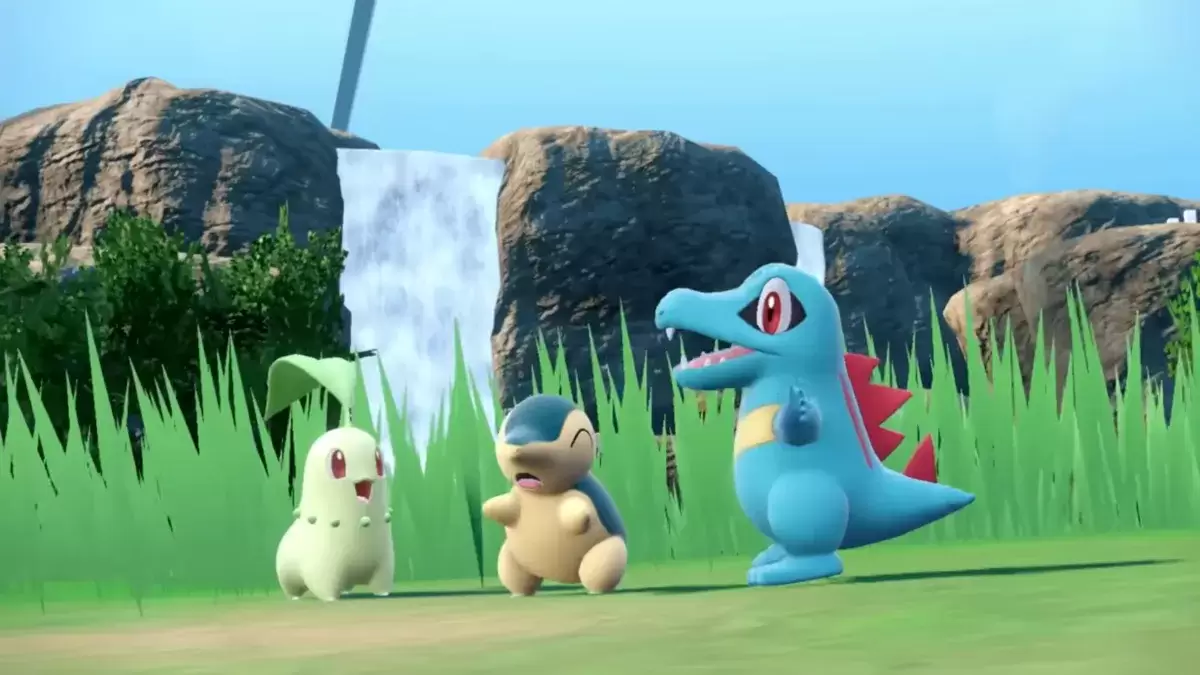 Gen 2 Starter Chikorita, Cyndaquil und Totodile in Pokémon Scarlet & Violet