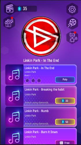 Linkin Park Tiles Rush -  Hop应用截图第1张