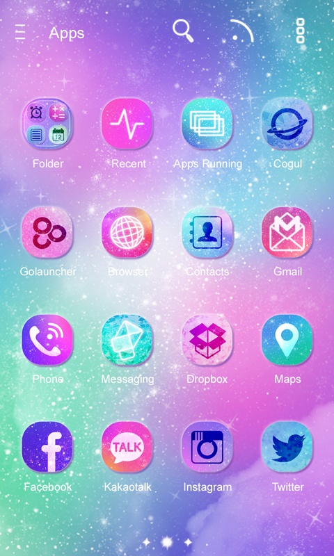 Milky Way GO Launcher Theme应用截图第1张