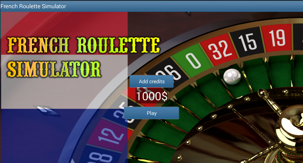 French Roulette Simulator 螢幕截圖 0