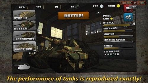 Attack on Tank : World Warfare 스크린샷 2