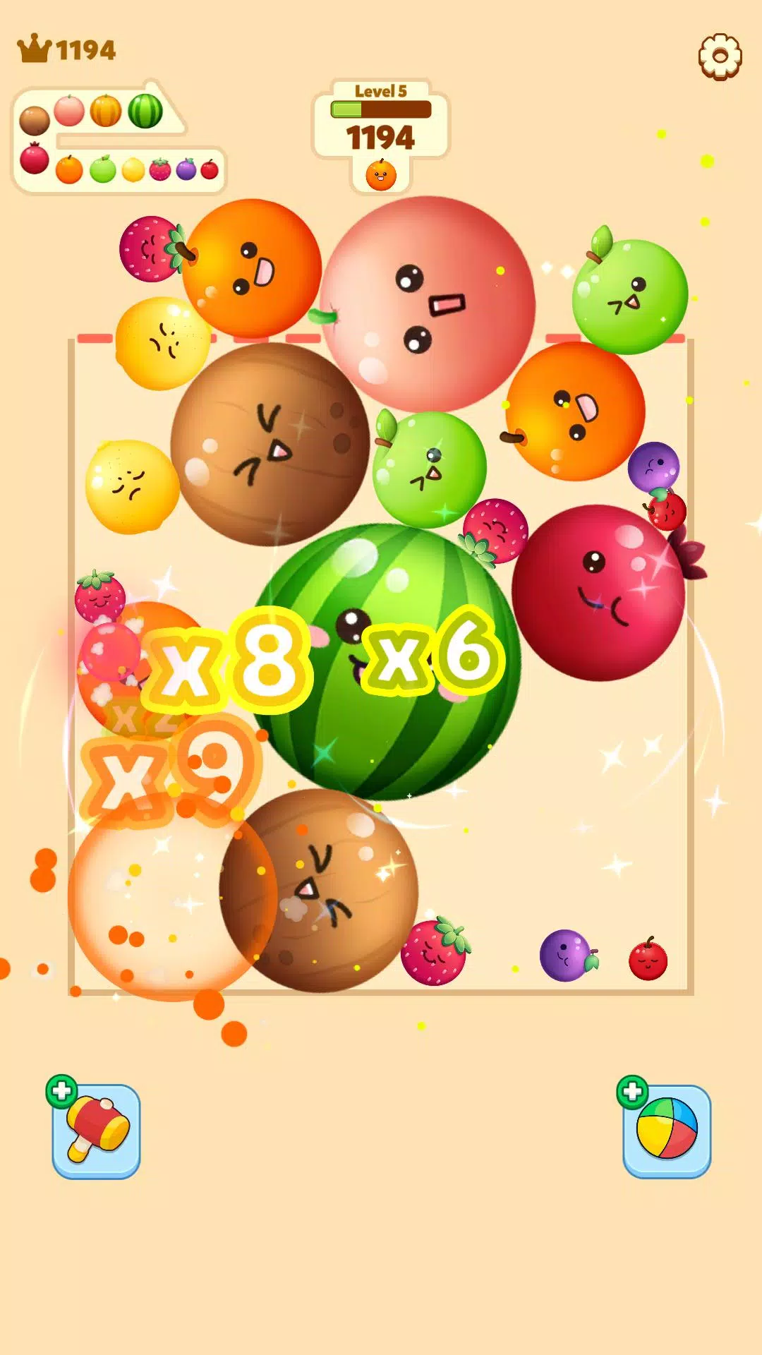 Fruit Merge ภาพหน้าจอ 2