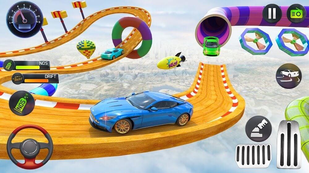 Mega Ramp Car Stunts Race Screenshot 2