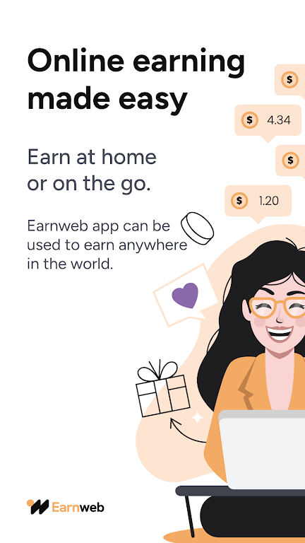 Earnweb: Earning app & website スクリーンショット 0