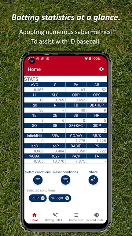 Batting STATS Manager应用截图第0张