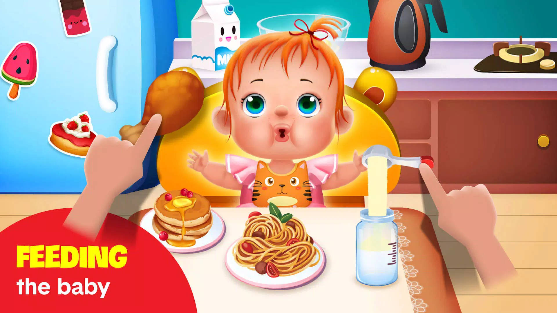 Baby care game for kids ภาพหน้าจอ 0