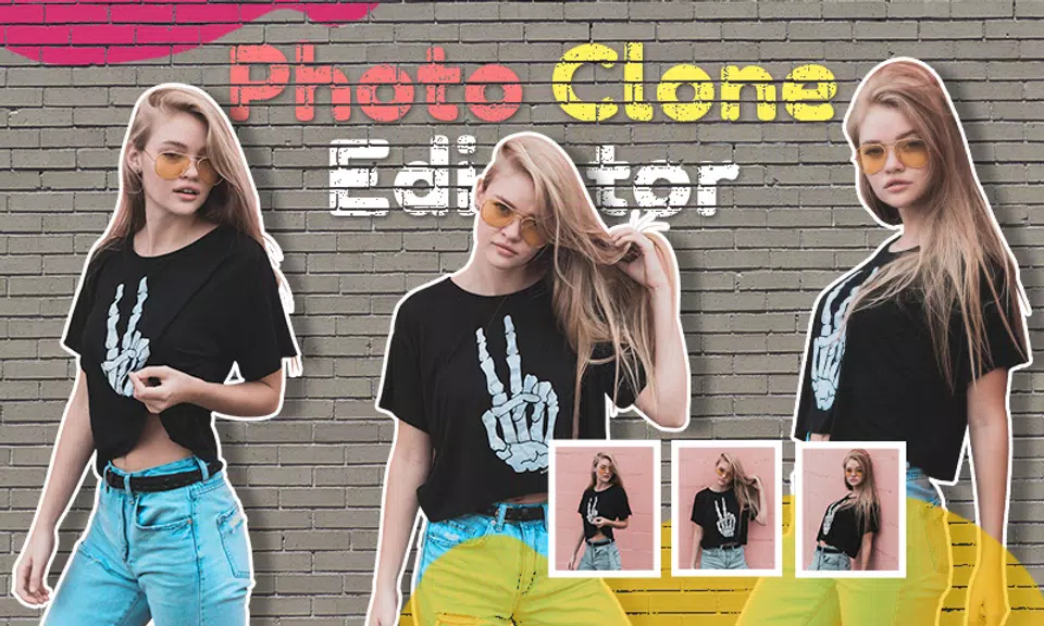 Photo Clone App twins Editor 스크린샷 0