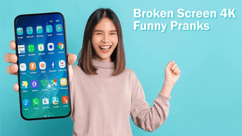 Broken Screen 4K Pranks Funny Ảnh chụp màn hình 3