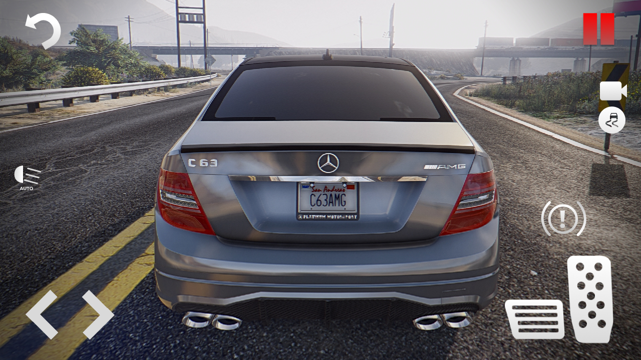 Car Driver Mercedes C-Class 63 스크린샷 1