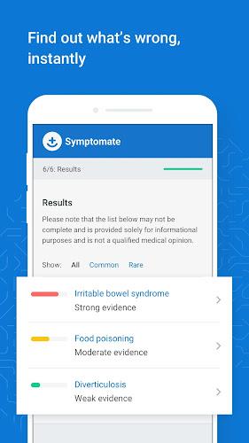 Symptomate – Symptom checker 螢幕截圖 1