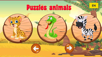 Puzzle animals for kids Screenshot 0