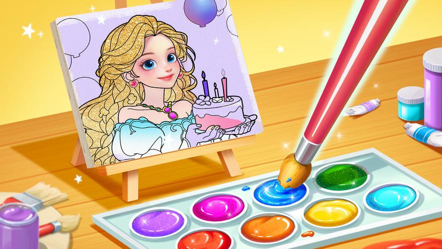 Princess Game Fantasy Coloring应用截图第0张