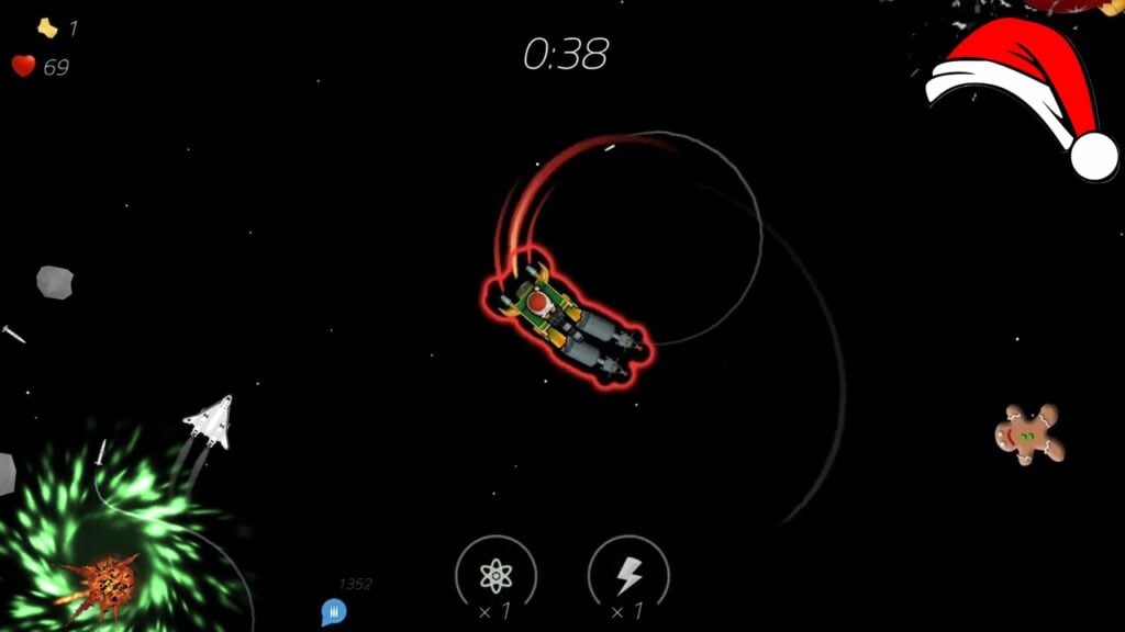 クリスマス中は宇宙で2分で巨大なキャンディーやつまらないことを避けてください！