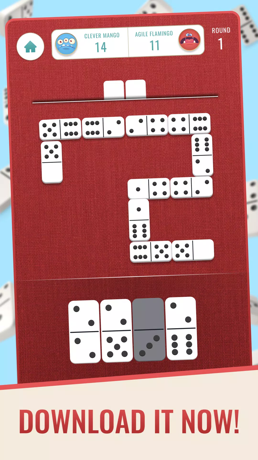 Classic Dominoes: Board Game Captura de pantalla 1