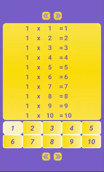 Multiplication Table: Math Zrzut ekranu 0