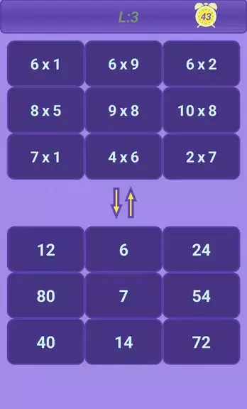 Multiplication Table: Math Zrzut ekranu 3