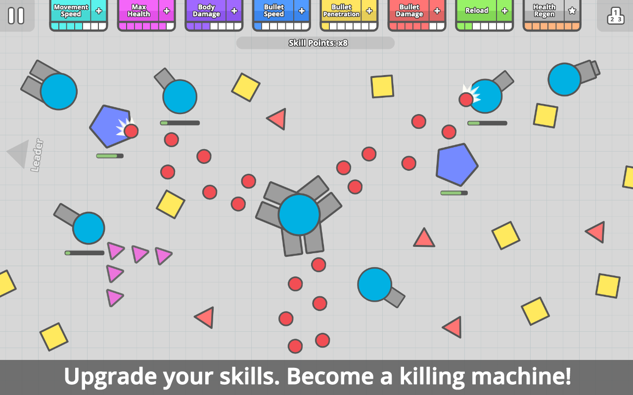 diep.io 스크린샷 2