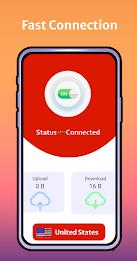 USA VPN - Fast VPN USA Proxy Captura de pantalla 1