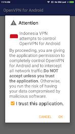 Indonesia VPN - for OpenVPN Ảnh chụp màn hình 2