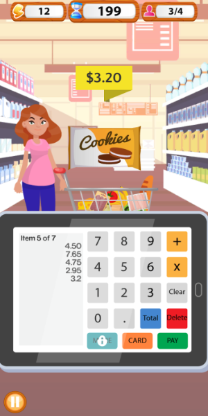 Supermarket Cashier Simulator Mod<p> Supermarket Cashier Simulator-এর MOD APK সংস্করণ সীমাহীন হীরা এবং সোনার কয়েন, গেমের ইন-গেম মুদ্রা প্রদান করে। এটি গেমপ্লের সমস্ত দিক - কেনাকাটা, আপগ্রেডিং, বিল্ডিং, প্রশিক্ষণ এবং আরও অনেক কিছুতে সীমাহীন অ্যাক্সেসের অনুমতি দেয়।  সীমাবদ্ধতা ছাড়াই আইটেম, স্কিন এবং আরও অনেক কিছু আনলক করুন।  সীমাহীন সম্পদ অগ্রগতি ত্বরান্বিত করে এবং সামগ্রিক গেমপ্লে অভিজ্ঞতা বাড়ায়।</p>
<p>প্রবাহিত অগ্রগতি:</p>
<p>Supermarket Cashier Simulator বিষয়বস্তু এবং অগ্রগতি আনলক করতে গুরুত্বপূর্ণ ইন-গেম সংস্থান প্রয়োজন।  সীমাহীন সংস্থানগুলি পুনরাবৃত্তিমূলক গেমপ্লে এবং ক্লান্তিকর সংস্থান সংগ্রহের প্রয়োজনীয়তা দূর করে, গেমের বর্ণনা এবং চ্যালেঞ্জগুলিতে সম্পূর্ণ নিমজ্জিত হওয়ার অনুমতি দেয়।</p>