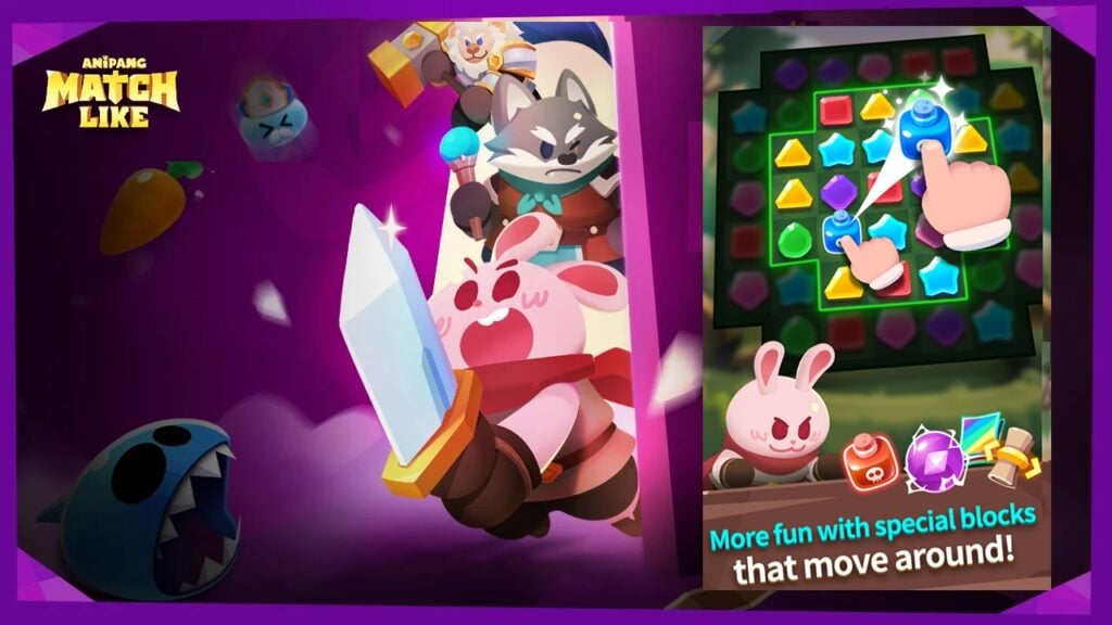 Anipang Matchlike é um novo RPG Roguelike com quebra-cabeças de combinar 3