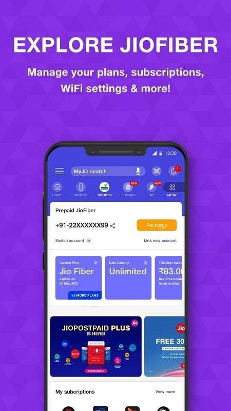 MyJio: For Everything Jio应用截图第1张