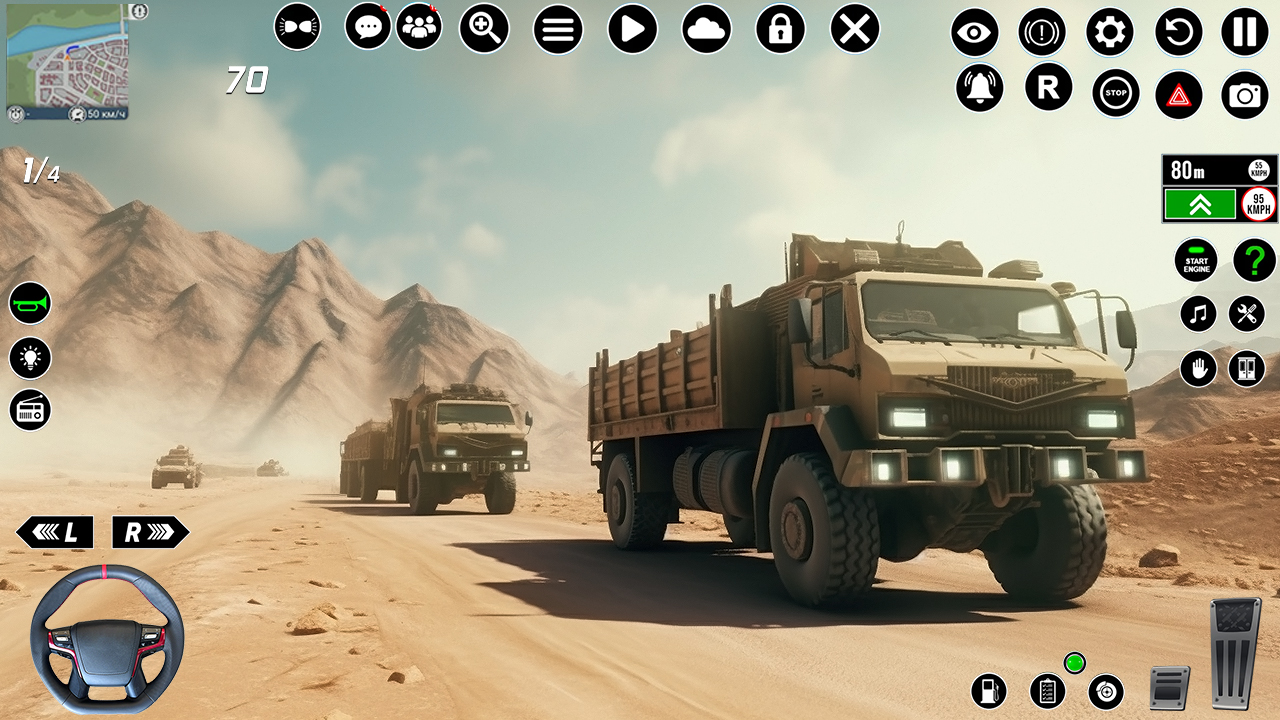 Army Cargo Driver - Truck Game Tangkapan skrin 0