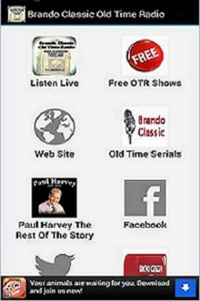 Brando Classic Old Time Radio 螢幕截圖 3