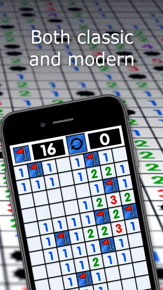 Minesweeper - Sweeping mines ဖန်သားပြင်ဓာတ်ပုံ 2
