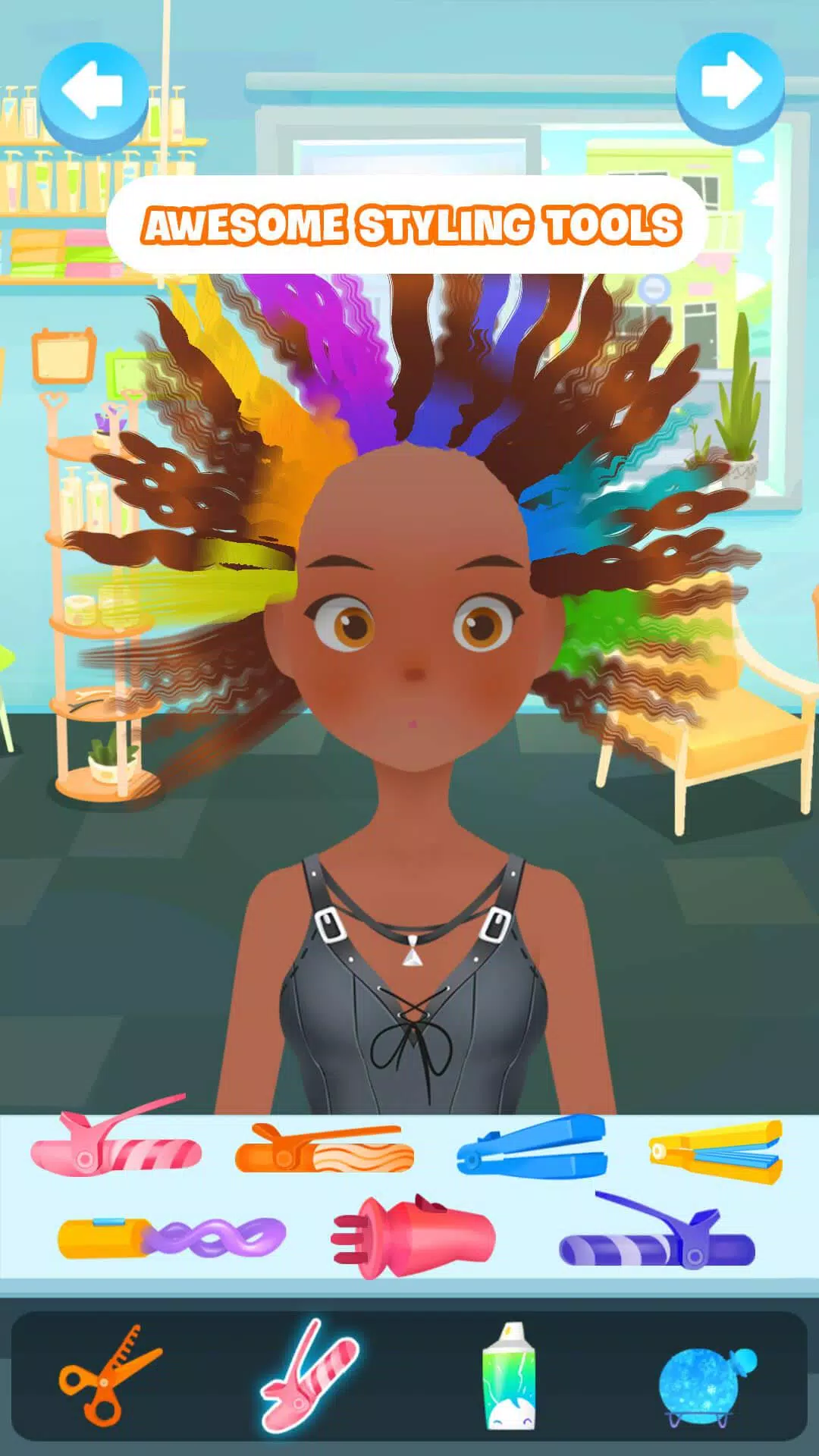 Hair salon games : Hairdresser स्क्रीनशॉट 1