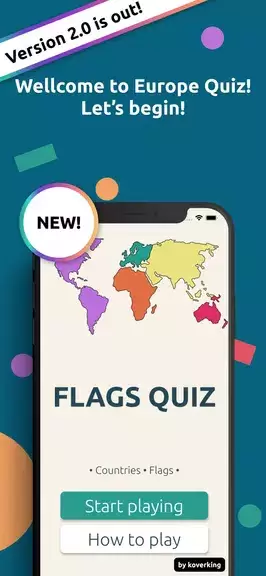 Flags Quiz:  World Geo Trivia 螢幕截圖 0