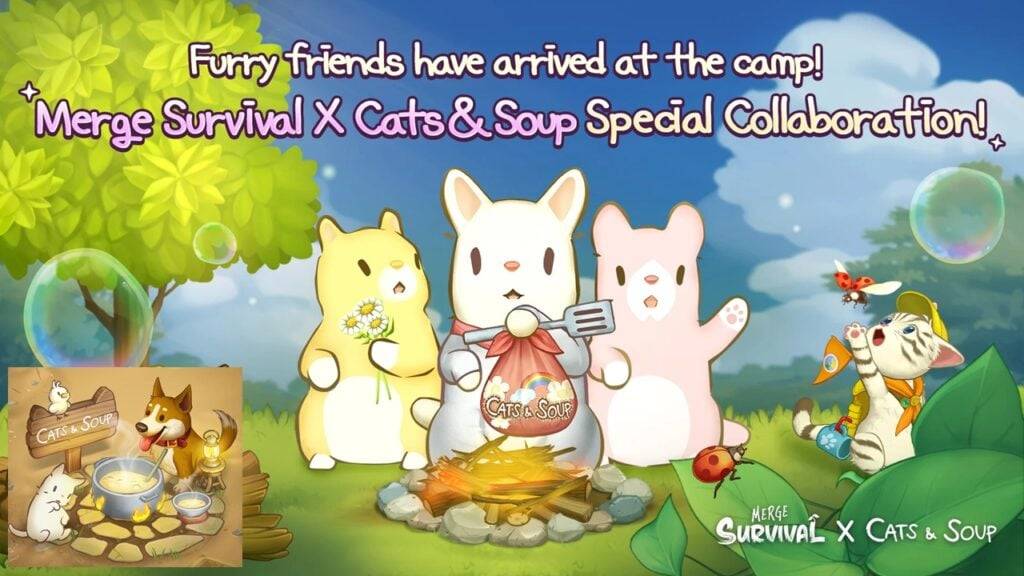 Merge Survival X Cats & Soup: Adorable Cat Collab!