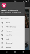 Diaspora Native WebApp Скриншот 2