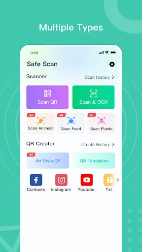 Safe QR OCR AI Scanner Creator Capture d'écran 1