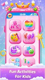 Princess Baby Phone Kids Game 螢幕截圖 0