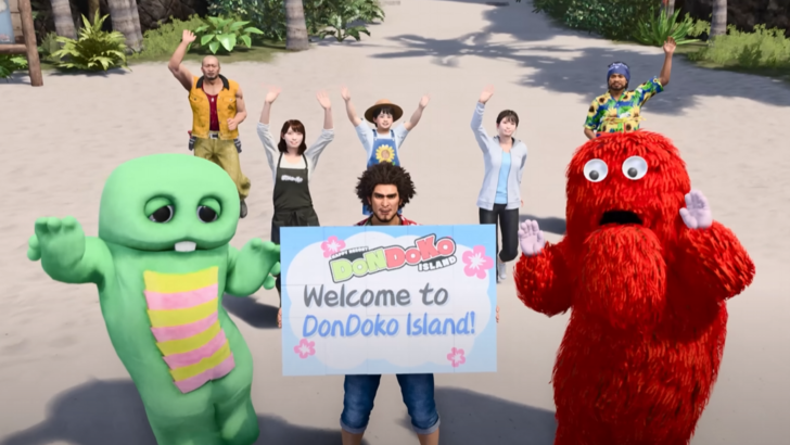 ドラゴンのように：Infinite WealthのDondoko Islandの家具は、再利用されたゲーム資産から来ました