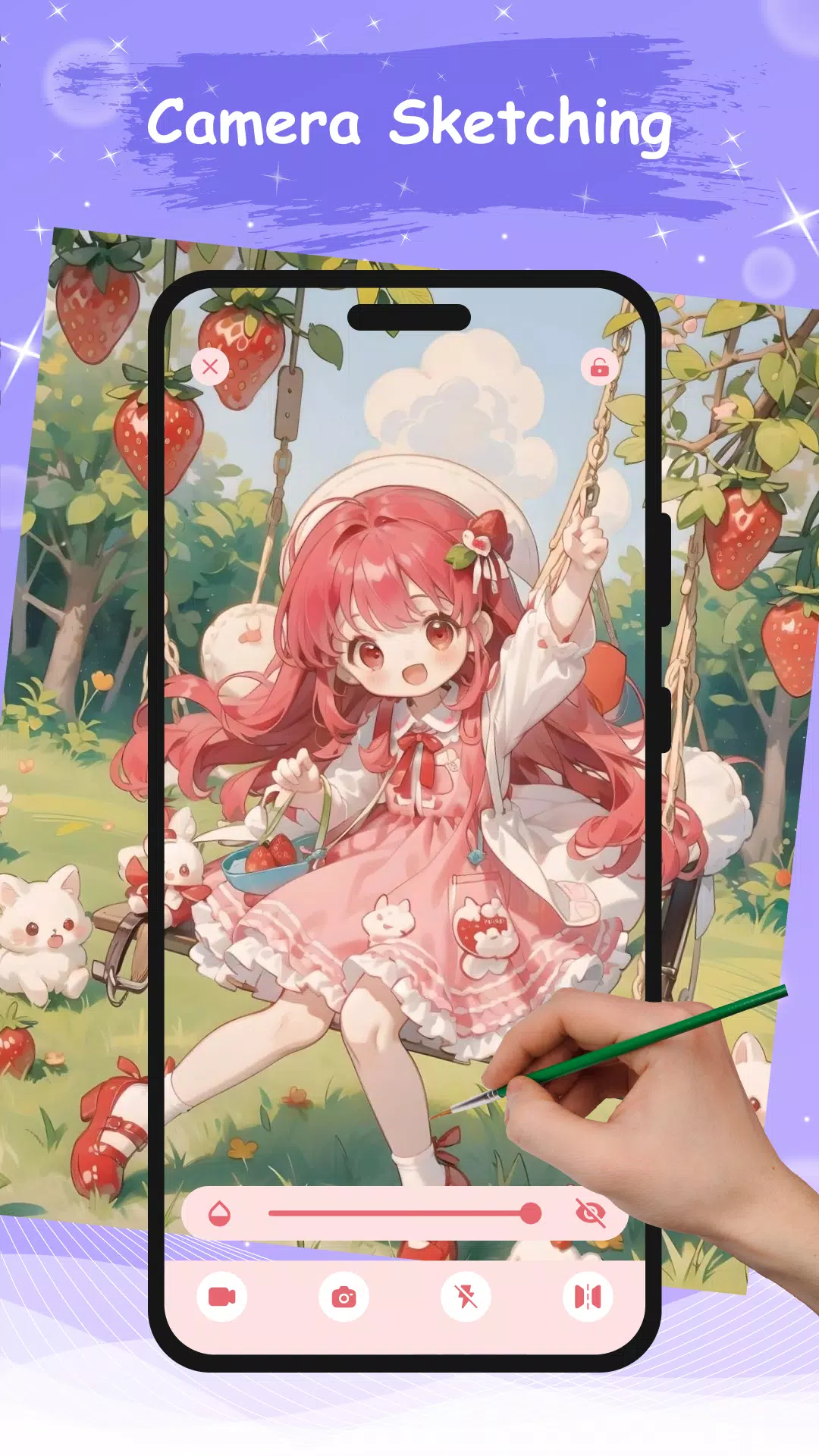 Trace and Sketch Anime Photo Captura de tela 0