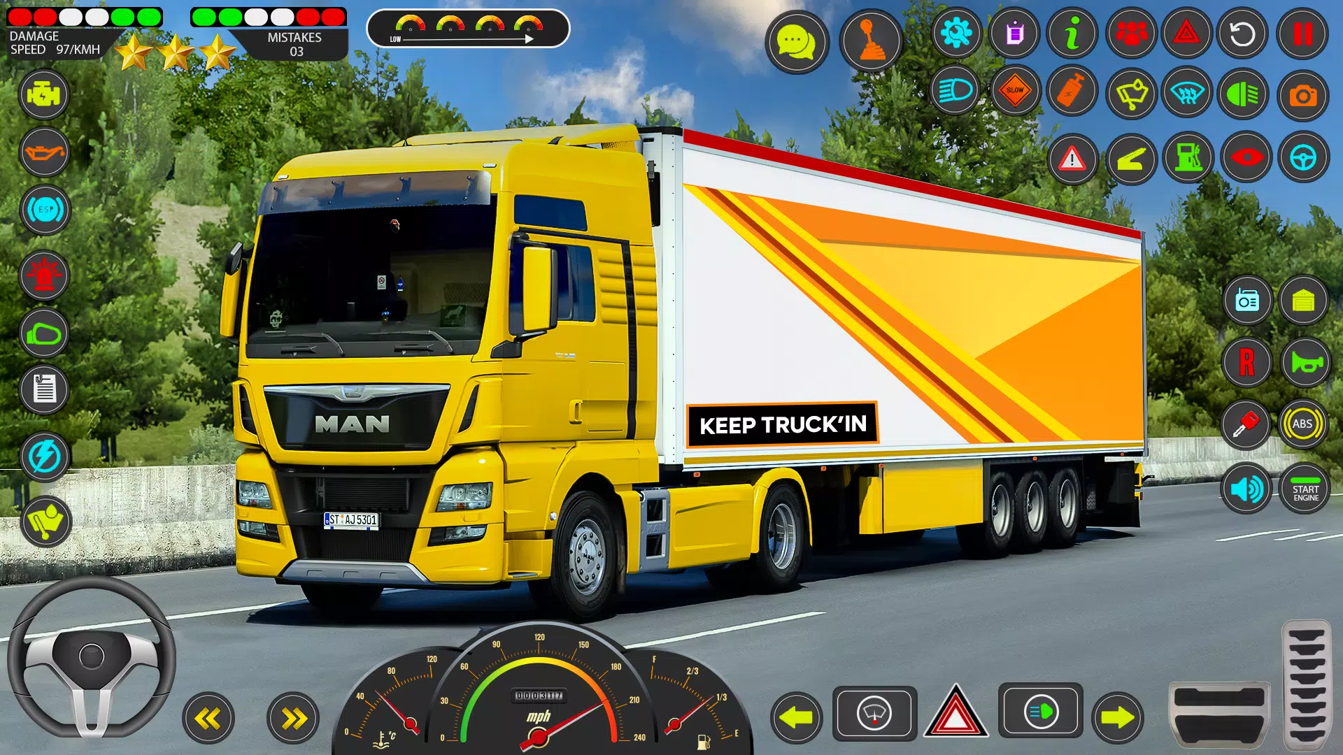 Euro Truck Games Sim 3d স্ক্রিনশট 0