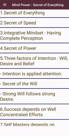 Schermata Secret of Mind Power: Success 1