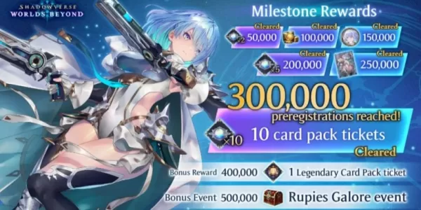 Shadowverse : Beyond Beyond hits 3000,000 사전 등록은 새로운 이정표를 발표합니다
