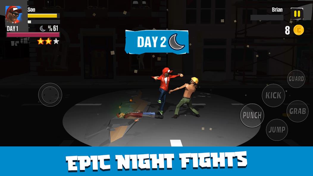 City Fighter vs Street Gang Mod Captura de pantalla 1