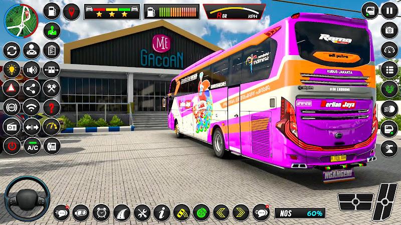 Luxury Coach Bus Driving Game স্ক্রিনশট 1