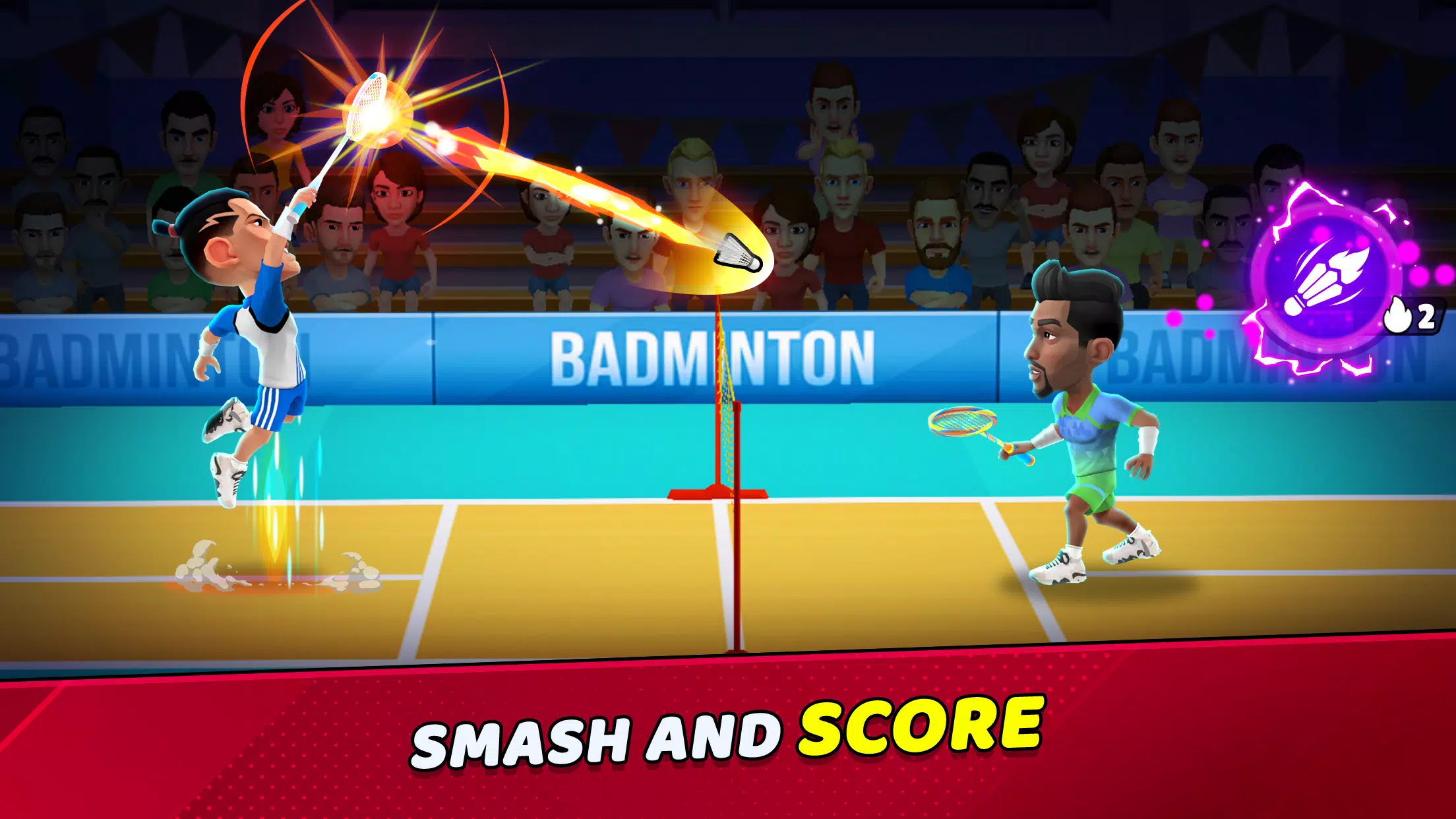 Badminton Clash 3D স্ক্রিনশট 0